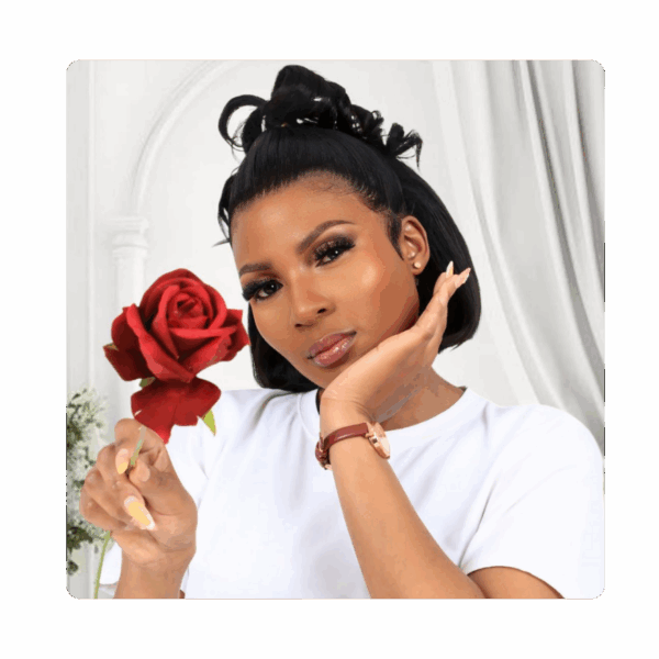 23 Frontal Bob — 10″ 13x4 straight 100% human hair wig in natural black — view 2
