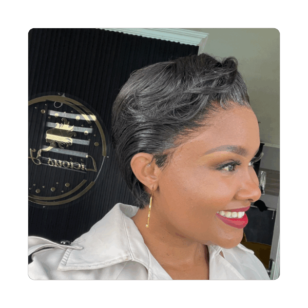 5 Full Frontal Pixie — 13x4 100% human hair wig in natural black