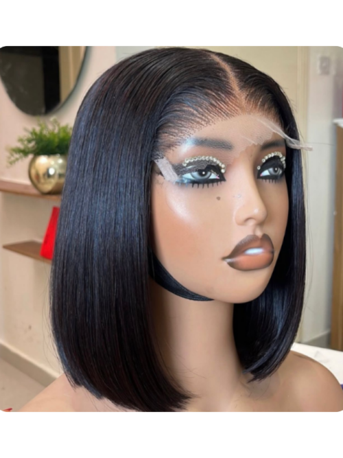 edcfbnjkkkm, The Zozi Unit – 5x5 Glueless SDD Bone Straight Wig — 18″ — 100% human hair in natural black