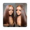 jcvg The Daisy Unit – Cinnamon Color Bone Straight 5x5 Glueless Wig — 10″ — 100% human hair — view 2
