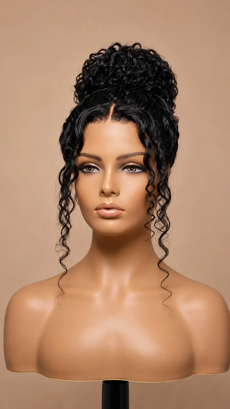 The Sleeping Beauty 360° — glueless curly human hair wig